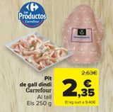 Oferta de Pechuga de pavo Carrefour por 2,35€ en Carrefour Market