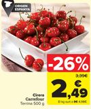 Oferta de Cereza Carrefour por 2,49€ en Carrefour Market