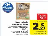 Oferta de Nuez pelada Nature of Nuts Carrefour Original por 4,55€ en Carrefour Market