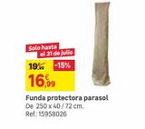 Oferta de Funda protectora parasol por 16,99€ en Leroy Merlin