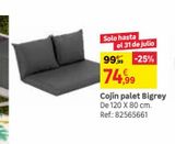 Oferta de Cojín palet Bigrey  por 74,99€ en Leroy Merlin