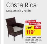 Oferta de Silla de jardín de aluminio NATERIAL Costa Rica por 119€ en Leroy Merlin