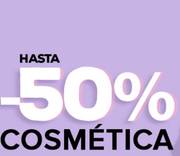 Oferta de Hasta 50% de descuento en cosmética  por 
