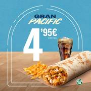Oferta de Taco Bell | Disfruta del Menú Burrito Gran Pacific por solo 4,95€ | 20/1/2023 - 2/2/2023