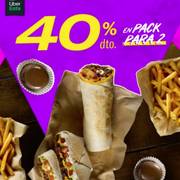 Oferta de Taco Bell | 40% DTO En pack para 2 | 9/5/2022 - 22/5/2022