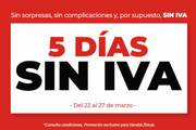 Oferta de Merkamueble | 5 Días sin iva | 22/3/2023 - 27/3/2023