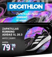 Oferta de Decathlon | Zapatillas running adidas | 26/9/2022 - 10/10/2022