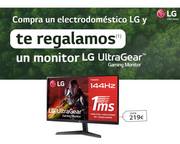 Oferta de Llévate un monitor LG UltraGear por 
