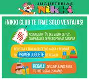 Oferta de Jugueterías Nikki | Nikki club te trae solo ventajas! | 7/10/2022 - 31/5/2023