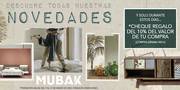 Oferta de Mubak | Cheque regalo del 10% del valor de tu compra  | 7/3/2023 - 31/3/2023