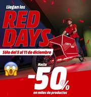 Oferta de Media Markt | Llegan los Red Days hasta 50% de descuento  | 6/12/2022 - 11/12/2022