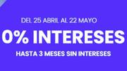 Oferta de Visanta | 0% en intereses  | 16/5/2022 - 22/5/2022