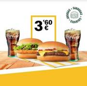 Oferta de McDonald's | 2 hamburguesas + refresco | 22/6/2022 - 19/7/2022