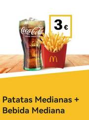 Oferta de McDonald's | Patatas + bebida  | 24/5/2022 - 21/6/2022