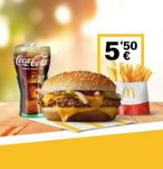 Oferta de McDonald's | Menú Cuarto de libra pequeño por solo  | 1/4/2022 - 19/7/2022