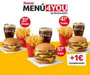 Oferta de McDonald's | Nuevo Menú4You de McDonald's | 19/5/2023 - 1/6/2023