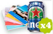 Oferta de Oferta: 4 latas de cerveza + album digital por 4,95€