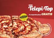 Oferta de Telepizza | ¡GRATIS! Tu segunda Pizza | 9/2/2022 - 20/6/2022
