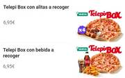 Oferta de Telepizza | Telepi Box con alitas a recoger por | 11/4/2022 - 20/6/2022