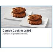 Oferta de Domino's Pizza | ¡Cookies 4 deliciosas galletas al horno! | 13/2/2022 - 30/12/2022
