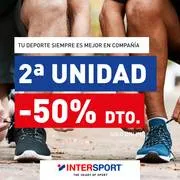 Oferta de Intersport | Tu 2ª Unidad al -50% en selección de productos. | 31/3/2023 - 6/4/2023