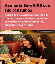 Oferta de Vips | 3EuroVips por 100€ de consumo | 24/1/2022 - 31/7/2022