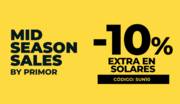 Oferta de Primor | Disfruta de un 10% de descuento extra en Solares con el código: SUN10 | 22/5/2023 - 28/5/2023
