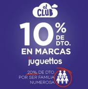 Oferta de Juguettos | El club hasta con 20% dto  | 25/5/2022 - 30/6/2022
