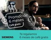 Oferta de Tien 21 | Consigue 6 meses de café GRATIS con tu cafetera Siemens | 31/3/2023 - 13/4/2023