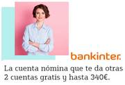 Oferta de Bankinter | 2 cuentas gratis | 4/4/2022 - 23/5/2022